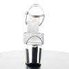 Pleaser - REVOLVER709G Sandaal met enkelband, Paaldans schoenen - Paaldans schoenen - Zilverkleurig Product image